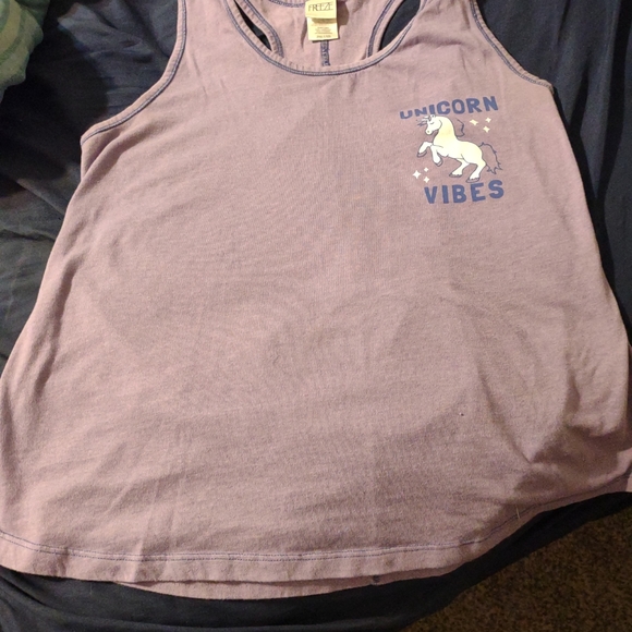 Freeze Unicorn Graphic Tank Top - Picture 1 of 3